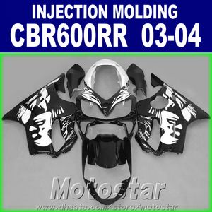 ホット！ホンダCBR 600RRフェアリング2003 2004 CBR600RR 03 04ボディキットKDT5のための射出成形ブラックフィット