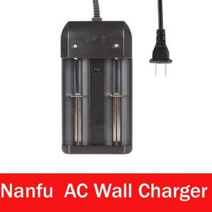 Högkvalitativ Nanfu Dubbel laddare All-in-One Dual-Slot Batteriladdare 32650 32600 26650 18650 Laddare 3.6 V Li-Ion Auto Stop Laddning