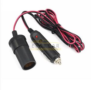 New Hot Sale 2M Car Cigarette Cigar Lighter DC Extension Cable Adapter Socket Charger Lead Free Shipping