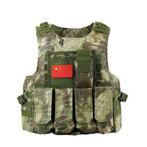 Tactical Vest Mens Tactical Jaktvästar Fält Airsoft Molle Combat Plate Carrier CS Utomhus Jungle Utrustning