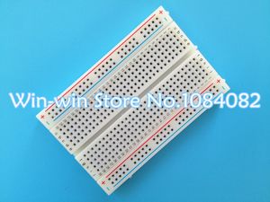 Wholesale-1pcs Quality mini bread board / breadboard 8.5CM x 5.5CM 400 holes