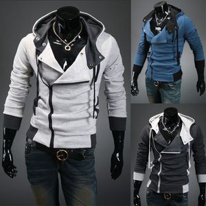 6XL XL XL XL Assassins Creed Cosplay Mens Hooded Onique Zipper Sweater Coat Sweater Casual Hoody