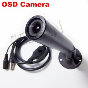 480TVL Menu OSD Bullet Outdoor Waterproof 480TVL Sony Effio CCD Kolor Szeroki Kąt 3.6mm CCTV Kamera bezpieczeństwa do 960H mini kamera