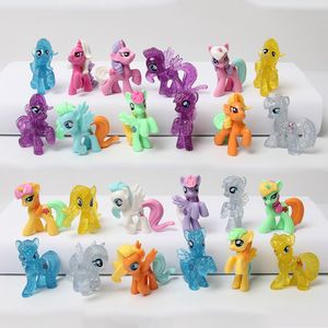 New My little pony Loose Action Figures 4-6CM Pony Littlest Figure Xmas Gift For Kids children toy
