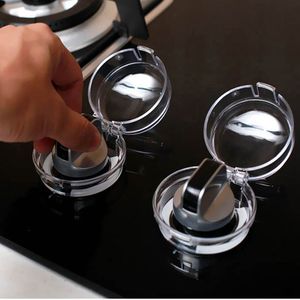 Kids Safety Gas Stove Knob Covers Clear Oven Range Control Switch Cover Protector Baby Security Product