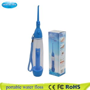 Portable Oral Irrigator Clean Mouth Wash Your Tooth Water Irrigation Manual Pick Dental Flosser Washing No Electricity ABS 220224