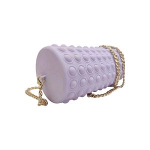 Dekompression leksak fidget väska kisel handväska enkla dimple fidgets messenger väskor antistress plånbok squishy crossbody