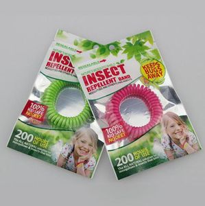 Mosquito Repellent Bransoletka Wodoodporna Spiralna Wrist Band Outdoor Indoor Insect Protection Pest Control