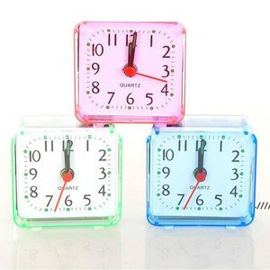 newDesktop Alarm Clocks Portable Cute Mini Cartoon Multi-function Trip Bed Beep Clock Home Decoration EWD5838