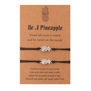 Acquista Bracciale A Catena Con Corda E Ciondolo In Carta Di Carta Di Ananas Per La Fidanzata, Amicizia, Gioielli, Regalo, Gioielli Di Moda Fatti A Mano