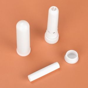 50sets em branco inalador nasal, aromaterapia inalador nasal em branco, óleo essencial inaladores nasais de plástico DH8987