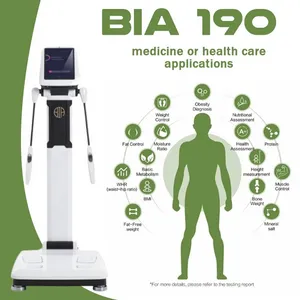 Ny Body Analyzer Human Element Vikt höjd BIA -komposition Analysator Bio Impedansskalor Mätmaskin
