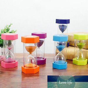 1 PC Mini Klepsydra Klepsydra 5 / 10min / 15min / 20min / 30min Sand Clock Timers Desktop Dziecięcy Dekoracje Dekoracje Gry Dziecko Zabawki