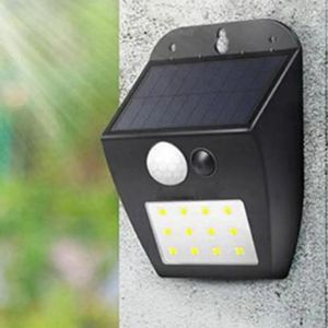 Solar Powered 12 LED PIR Motion Sensor Wall Light Ourdoor Pátio À Prova D 'Água Pátio Pátio Lâmpada de Segurança 3 Iluminação Modesstrong Colagem de Colagem, Bandas e Fixação)