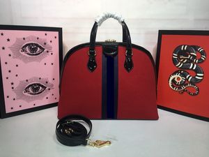 Bolsas de grife com alça dupla bolsa de luxo com alças ajustáveis bolsas de ombro tiras de couro bolsa com zíper vermelha feminina bolsa tiracolo de alta qualidade