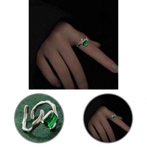 Wear Resistant Unique Open Adjustable Finger Band Alloy Unisex Ring Delicate for Club G1125