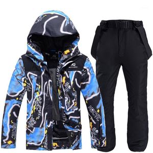 Skiing Jackets Men Ski Suit Winter Thickened Warm Jacket And Pants Male Snowmobile Snowboard Outdoor Snow Sports