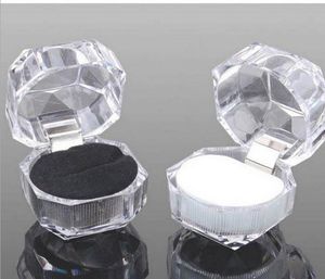Wholesale clear jewelry boxes for sale - Group buy 2021 Clear Plastic Ring Earrings Display Boxes Pendant Beads Storage Organizer Boxes Package Case Gift Jewelry Box