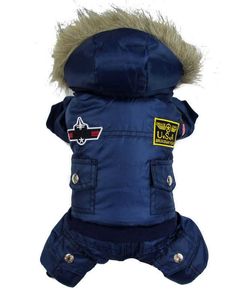 Haustier Katze Hund Mantel Jacke Winter Welpen Hoodie Kostüm Overall Mit Kapuze Weiches Fell Warme Kleidung Bekleidung für Kleine Große Hund haustier 211007