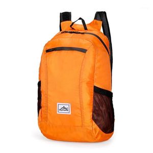 Backpack Folding Bag Men's Outdoor Travel Mountaineering Foldable Shoulder Ultra-Light Waterproof Cycling