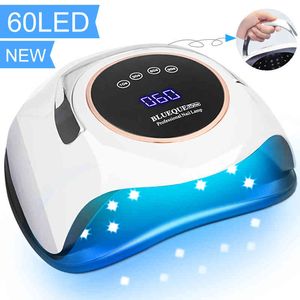 Nail 120/84 / 72W Nyaste ARA LED Nails Gel Dryer Professional UV-lampa med smart sensor och Timer Manicure Ongles Tool