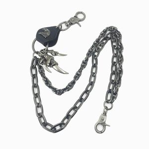 Keychains Men's Waist Key Chain Vintage Rock Black Metal Hip Hop Gothic Punk Scorpion Pants Trousers Jean Biker Wallet Ring LM02