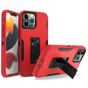 Casos de telefone de armadura de novo estilo protetem PC de suporte anti-queda invisível para iPhone 14 Pro Max 14Pro 14Max 14/6.1 Case