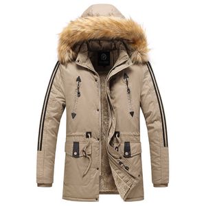 Varsanol Long Parkas Jacket Mężczyźni Bawełna Moda Zimowa Męskie Parka Płaszcz Gruby Dorywczo Outdoor Ciepła Odzież Odzież Odzież Odzież 210601