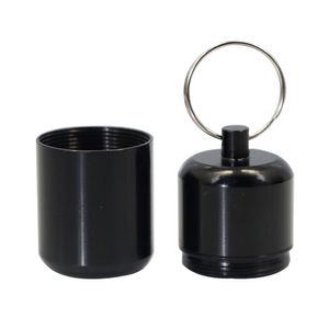 Airtight 54 mm Hög luktsäker Aluminium Rökning Herb 2 Piece Container Spice Case Tobacco Box Stash Jar Wholesale