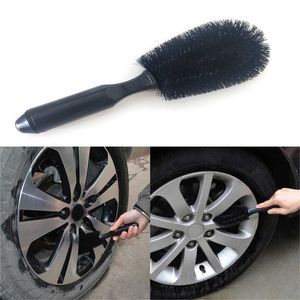 Car Wheel Brush Tire Rim Washing Tool Vehicle Tyre Cleaning Brushes Black Auto Maintenance Care Car Accessories Car Accessories