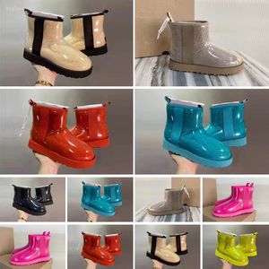 Su geçirmez Marka Çocuk Ayakkabı Kız Kar Botları Kış Ayak Bileği Toddler Erkek Çocuk Çocuk Peluş Sıcak Ayakkabı