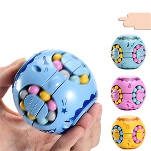 Wee Fingering Magic Bean Bean Stress Sollievo Rotante Gyroscope Round Cube Toys Bambini Adulto Puzzle educativo Giocattoli