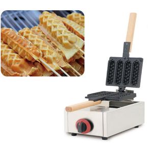 Gıda İşleme Ticari Gaz Muffin Hot Dog Waffle Maker Baker Taiyaki Makinesi