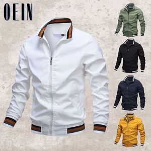 OEIN Mens Fashion Jackets and Coats Men's Windbreaker Bomber Jacket Autumn Men Army Cargo Outdoors Clothes Casual Wear 211013