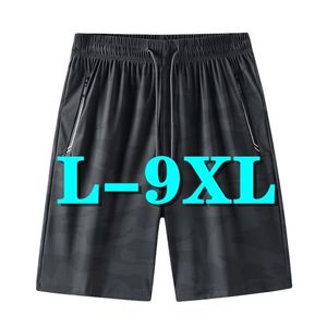 Męskie szorty dla mężczyzn Lato Oversized Sports Casual Short Spodnie Britches Spodnie Boardshorts Beachwear Oddychająca elastyczna talia 210713