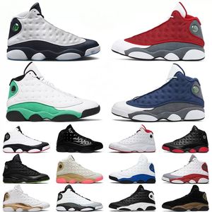13s Basketball Shoes Men Women Jumpman 13 retro Brave Blue Houndstooth Black Cat Court Purple Bred Del Sol Hyper Royal Low Singles Day Flint Trainers Sports Sneakers