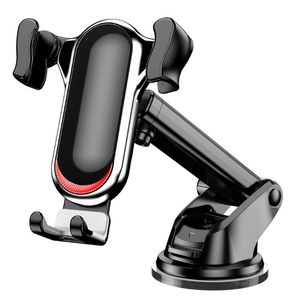 Suporte de suporte de gravidade universal para montagem em celular de carro Suporte de mesa de painel de sucção 360 flexível