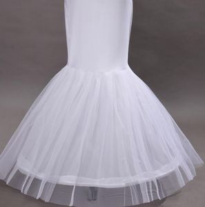 2021 Sexy Wedding Dress One Hoop Petticoat Crinoline for Mermaid Gowns Flounced Petticoats Slip Bridal Accessories264O