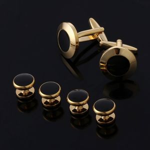 6 Pcs Men's Tuxedo Cufflinks Formal Costume Shirt Studs Cuff Links Set Steady