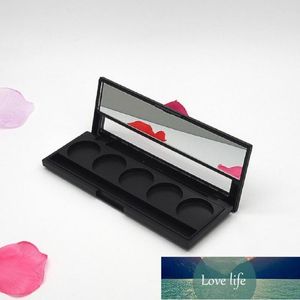 1 sztuk Prostokątna Pięć Grid Makeup Dispenss Box Puste Kosmetyki Paleta Paleta Eyeshadow Blusher DIY Magazyn Butelki Słoiki Cena fabryczna Ekspert Design Quality