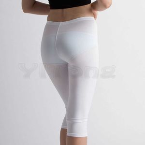 뜨거운 섹시한 엉덩이 흰색 투명 응시 바지 바닥 슬림 엉덩이 소프트 레깅스는 스튜고 패션 바지를 보아 Q0801