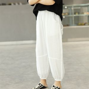 Kids Pants Boys Casual Clothing Cotton Solid Girl Ankle-Length Trousers Children Spring 210629