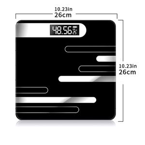 Wholesale healthy body weight resale online - Precision Body Fat Scale Glass Digital Electronic Smart LCD Display Healthy Weight