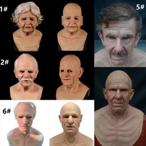 Other Event & Party Supplies The Old Man's Face Wigs Mask Halloween Fashion Cosplay Anime For Man With Eye Shield A1