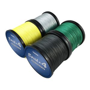 2022 Новый Тоода 300 м 4 прядения плетеная рыбалка многоцветные PE линия прочность японских плетеных аксессуаров
