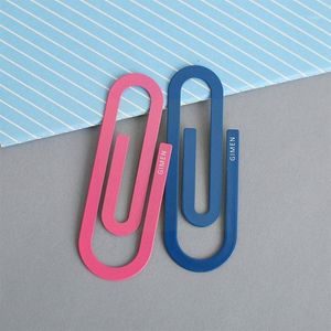 Bookmark School Student Stationery Folder Ins Memo Notes Letter Paper Clip File Metal Big Bookmarks Cute Arrangement Kawaii Office C D7R7