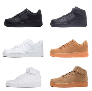 2023 Classic Forces Low Running Shoes Mens Women Air Airforce One Unisex 1 Knit Euro Max High Women All White Black Red Skateboards Skate Outdoor Casual Trainers Shoe