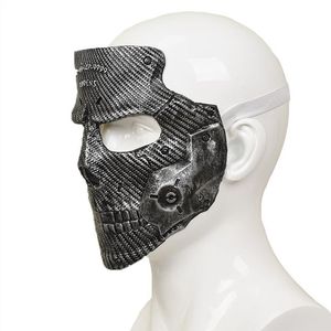 Party Masks Game Death Tranded Sam Mask Cosplay Die-Hardman Смола половина лица Хэллоуин Взрослый праздник атмосфера Играть в реквизит