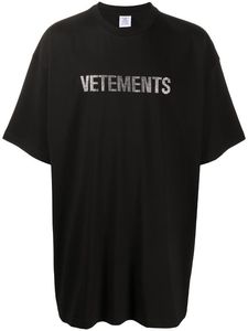 Luxury Europe France Vetements Diamond T-shirts Fashion Mens Designer T Shirts Women Clothas Casual Cotton Tee