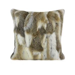 17b. venda por atacado-Almofada travesseiro decorativo CX D B Natural Brown Patchwork cobre almofada de sofá de pele genuína